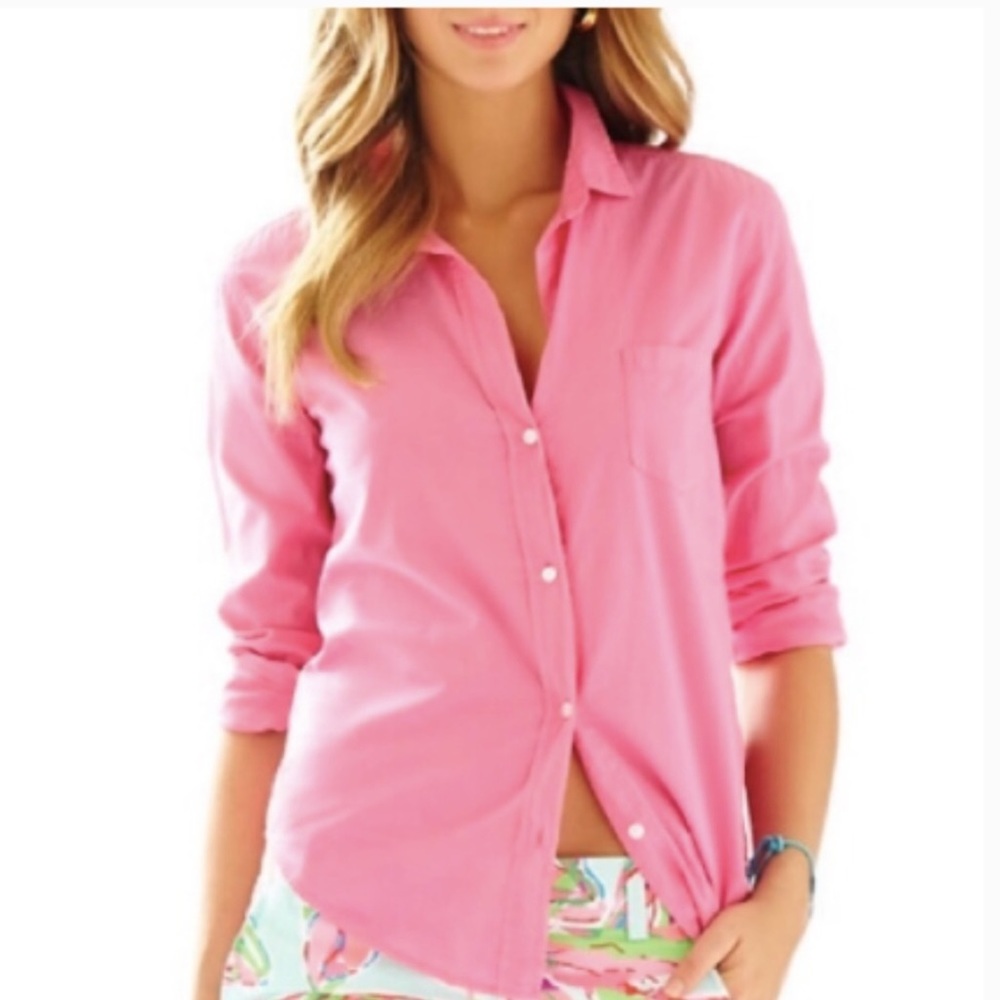 Lilly Pulitzer Anna Maria Button Down M